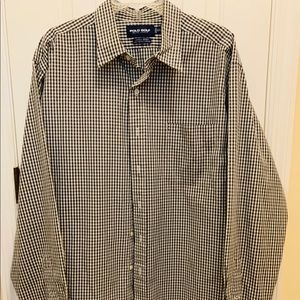 Polo golf Ralph Lauren button down XXL black plaid